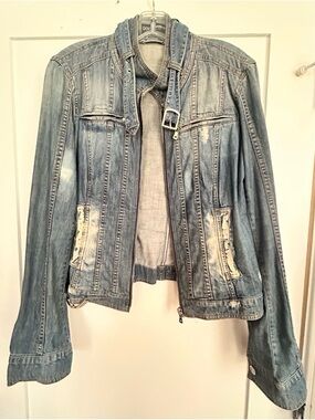 Dolce and Gabbana Vintage Distressed Denim Jacket